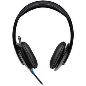 Logitech H540 Wired Over-the-head Stereo Headset - Black - Binaural - Semi-open - 200 cm Cable - USB