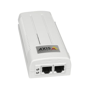 AXIS T8120 Midspan 15 W 1-Port - 110 V AC, 220 V AC Input - 48 V DC Output - 1 Output Port(s) - 15.40 W - Wall Mountable