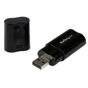 StarTech.com Audio USB Adapter - 1 x Type A Male USB - 1 x Mini-phone Female Audio In, 1 x Mini-phone Female Audio Out - B