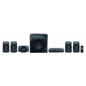 Sistema de Altavoces Logitech Z906 5.1 - 500W RMS - Negro - Montaje en pared - DTS, Dolby Digital