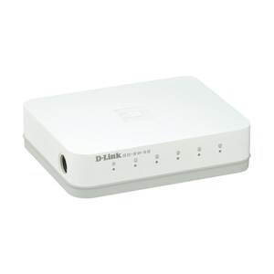 D-Link 5-Port Unmanaged Gigabit Switch - 5 Ports - 10/100/1000Base-T - 2 Layer Supported - Desktop - 3 Year Limited Warranty