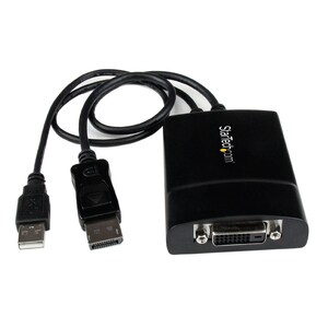 StarTech.com Adattatore attivo da DisplayPort a DVI Dual Link - Convertitore video da DP 1.2 a DVI-D 4K 60Hz - Connettore 