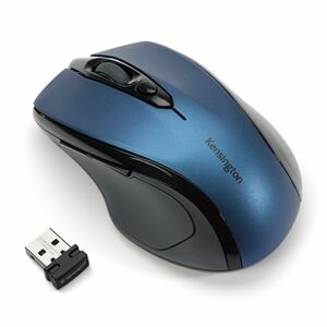 Mouse Kensington ProFit - USB - Ottico - Blu - Wireless - Rotella di scorrimento