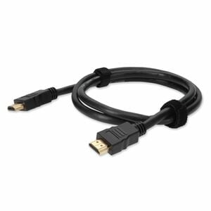 15ft HDMI 1.4 Male to HDMI 1.4 Male Black Cable Which Supports Ethernet Channel For Resolution Up to 4096x2160 (DCI 4K) - 