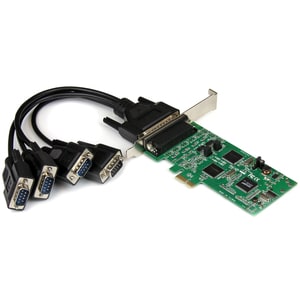 StarTech.com 4 Port PCI Express PCIe Serial Combo Card with Breakout Cable - 2 x RS232 2 x RS422 / RS485 - Dual Profile - 