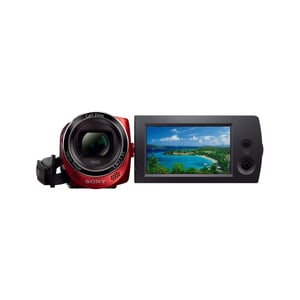 Sony Handycam HDR-CX220 Digital Camcorder - 2.7" LCD Screen - 1/5.8" Exmor R CMOS - Full HD - Red - 16:9 - 2.3 Megapixel I