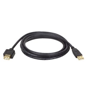 Tripp Lite 16ft USB 2.0 Hi-Speed Extension Cable Shielded A Male / Female - USB - Extension Cable - 16 ft - 1 x Type A Mal