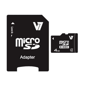 V7 4 GB Class 4 microSDHC - 4 MB/s Read - 4 MB/s Write