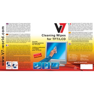 V7 Cleaning Wipe for Display Screen - 100