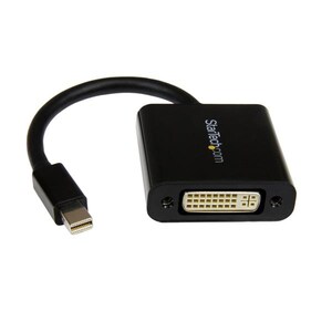 StarTech.com Adattatore convertitore video Mini DisplayPort a DVI - Mini DP a DVI nero - 1920x1200 - Estremità 1: 1 x Mini
