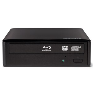 Buffalo MediaStation 16x Desktop BDXL Blu-Ray Writer (BRXL-16U3) - Blu-ray, DVD & CD - Video Upscaling - CyberLink Media S