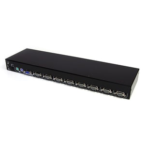 StarTech.com Modulo Switch commutatore KVM USB PS/2 a 8 porte per console rack a LCD della serie 1UCABCONS17/19 - 8 Comput