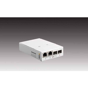 Transceptor/Convertidor de medios AXIS T8604 - 2 Puerto(s) - 2 x Red (RJ-45) - Par trenzado - 10/100Base-TX - 2 x Ranuras 