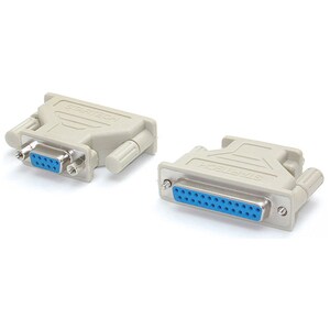 StarTech.com DB9 to DB25 Serial Cable Adapter - F/F - 1 x DB-9 Female Serial - 1 x DB-25 Female Serial - Beige