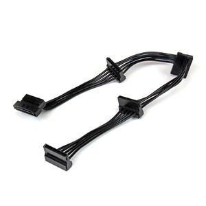 StarTech.com 39.88 cm SATA Data Transfer Cable for Hard Drive, Computer - 1 - First End: 1 x Male SATA - Second End: 4 x F