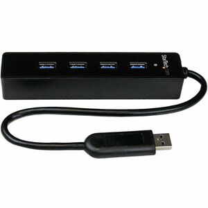 StarTech.com USB Hub - USB - External - Black - 4 Total USB Port(s) - 4 USB 3.0 Port(s) - PC, Mac