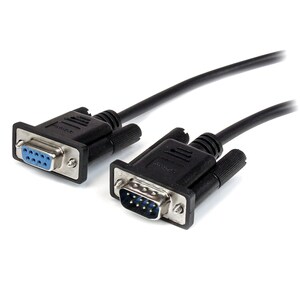 StarTech.com 1 m Serial Data Transfer Cable for Peripheral Device - 1 - First End: 1 x DB-9 Male Serial - Second End: 1 x 