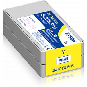 Epson DURABrite Ultra SJIC22P(Y) Original Inkjet Ink Cartridge - Yellow Pack - Inkjet