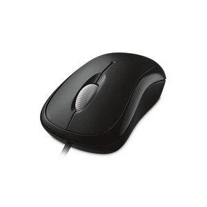 Mouse Microsoft - USB - Óptico - 3 Botón(es) - Negro - Cable - 800 dpi - Rueda de desplazamiento - Simétrico