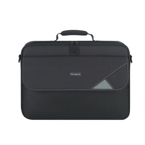 Targus Intellect TBC002AU Carrying Case for 39.6 cm (15.6") to 40.6 cm (16") Notebook - Black, Grey - Polyester Body - Han