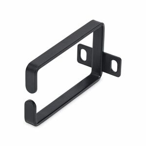 StarTech.com 1U Vertical 2.2 x 3.9in Server Rack Cable Management D-Ring Hook w/ Flexible Opening - Network Rack-Mount Cor