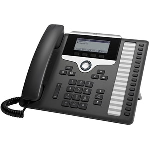 Cisco 7861 IP Phone - Corded - Wall Mountable - Charcoal - 16 x Total Line - VoIP - Enhanced User Connect License - 2 x Ne