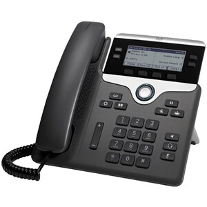 Cisco 7841 IP Phone - Wall Mountable - 4 x Total Line - VoIP - 2 x Network (RJ-45) - PoE Ports