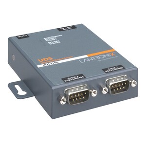 Lantronix UDS2100 Device Server - 1 x Network (RJ-45) - 2 x Serial Port - Fast Ethernet