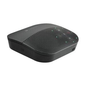 Logitech Mobile Speakerphone P710e - USB - Headphone - Microphone - Desktop - Black