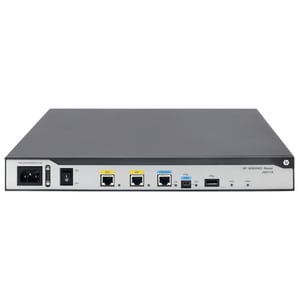 HPE MSR2003 AC Router - 2 Ports - 2 RJ-45 Port(s) - Management Port - 3 - 1 GB - Gigabit Ethernet - 1U - Rack-mountable, D