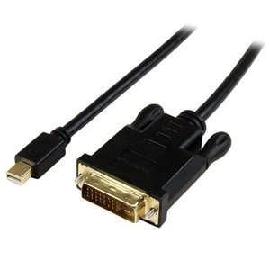 StarTech.com 3ft Mini DisplayPort to DVI Cable, Active Mini DP to DVI-D Adapter/Converter Cable, 1080p Video, mDP to DVI M