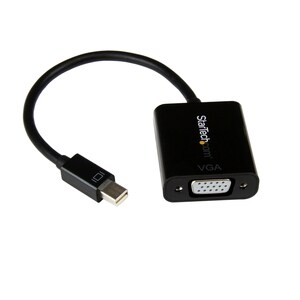 StarTech.com Mini DisplayPort to VGA Adapter - DisplayPort 1.2 - 1080p - Thunderbolt to VGA Monitor Adapter - Mini DP to V