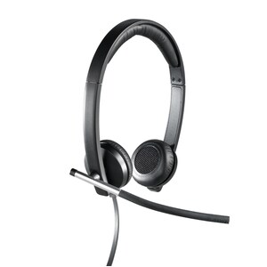 Logitech H650e Wired Over-the-head Headset - Binaural - Supra-aural - 50 Hz to 10 kHz - Noise Cancelling Microphone - USB
