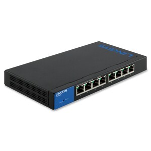 Linksys 8-Port Smart Gigabit Switch - 8 Ports - Manageable - Gigabit Ethernet - 10/100/1000Base-T - 2 Layer Supported - Tw