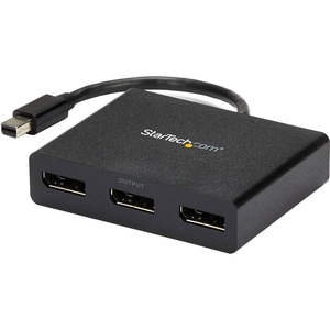 StarTech.com Mini DisplayPort to DisplayPort Multi Monitor Splitter - 3-Port MST Hub - mDP 1.2 to 3x DP MST Hub - 30 Hz to