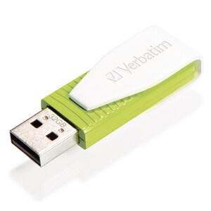 Verbatim Store 'n' Go Swivel 32 GB USB 2.0 Flash Drive - Eucalyptus Green - 1 / Pack