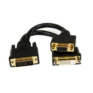 StarTech.com 20cm Wyse DVI Splitter Cable - DVI-I to DVI-D and VGA - M/F - Comparable to Wyse DVI Y-Cable - First End: 1 x
