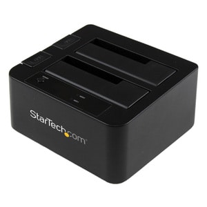 StarTech.com USB 3.0 / eSATA Dual Hard Drive Docking Station with UASP for 2.5/3.5in SATA SSD / HDD - SATA 6 Gbps - 2 x HD