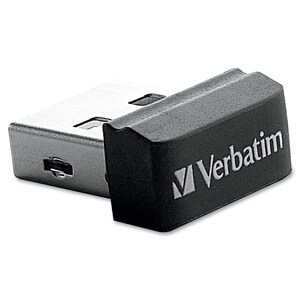 Verbatim Store 'n' Stay 16 GB USB 2.0 Flash Drive - Black - 1 / Pack