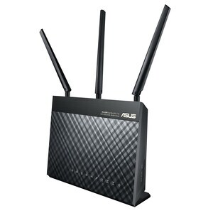 Asus DSL-AC68U IEEE 802.11ac ADSL2+, Ethernet Modem/Wireless Router - 2.40 GHz ISM Band - 5 GHz UNII Band - 3 x Antenna(3 