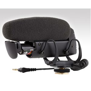 Shure LensHopper VP83 Wired Electret Condenser Microphone - Satin Black - 50 Hz to 20 kHz - 171 Ohm -37 dB - Camera Mount,