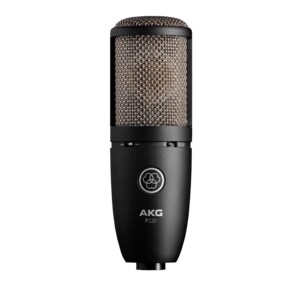 AKG P220 Wired Condenser Microphone - Black - 20 Hz to 20 kHz - Cardioid - Shock Mount - XLR