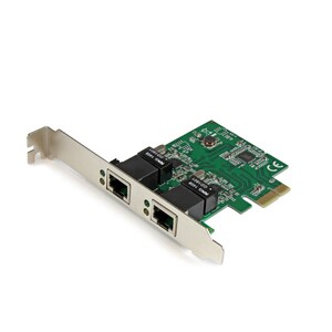 StarTech.com Dual Port Gigabit PCI Express Server Network Adapter Card - 1 Gbps PCIe NIC - Dual Port Server Adapter - 2 Po