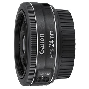 Canon - 24 mm - f/2.8 - Wide Angle Fixed Lens - 52 mm Attachment - 0.27x Magnification - STM - 68.2 mm Diameter