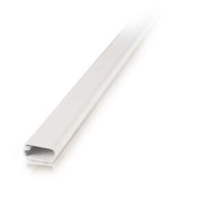 C2G 2 pack 8ft Wiremold Uniduct 2800 - White - Raceway - White - 20 Pack - Polyvinyl Chloride (PVC)