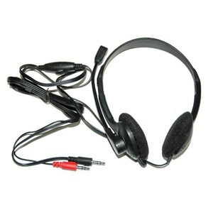 Cuffie ITB MG08719 Cavo Over-the-head Stereo - Nero - Binaural - Supra-aural - 150 cm Cavo - Mini-telefono 3,5 mm