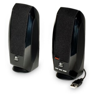 Logitech S150 2.0 Portable Speaker System - 1.20 W RMS - Black - Desktop - 90 Hz to 20 kHz - USB