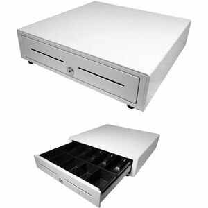 apg Standard- Duty 16â€ Electronic Point of Sale Cash Drawer | Vasario Series VB320-AW1616 | Printer Compatible | Plastic