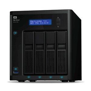 WD My Cloud Business Series EX4100, 0TB, 4-Bay Diskless NAS with Intel® processor - Marvell ARM 388 Dual-core (2 Core) 1.6