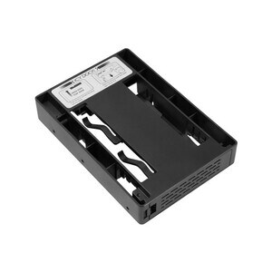 Icy Dock EZConvert Lite MB882SP-1S-3B Drive Bay Adapter for 3.5" Internal - Black - 1 x Total Bay - 1 x 2.5" Bay - Acrylon